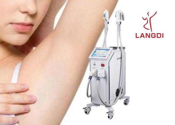 2 technologie laser de DIODE de l'OPT SHR IPL+ de Handpieces pour l'épilation/rajeunissement de peau