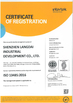 Chine Shenzhen Langdai Industrial Development Co., Ltd. certifications